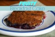 Fruity Breakfast Cake {Gluten Free, Dairy Free, Nut Free}