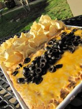 Hot Bean Dip | 8 Hot and Cheesy Dips That Should Magically Appear at Every Office Potluck | Allrecipes.com