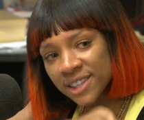 Lil Mama breaks into tears Power 105 morning show