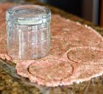 Make ahead homemade frozen sausage patties!- Recipe is easy, delicious and will make for a nice protein filled breakfast!