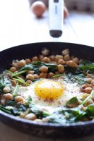 Single Serve Egg and Chickpea Breakfast