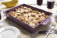 skinny banana french toast bake