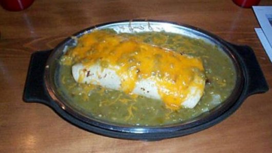 Santa Fe Breakfast burrito white spot