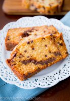 Super-moist, tender Cinnamon-Swirl Bread with Chocolate Chips by sallysbakingaddiction.com. Simple ingredients, easy to make!