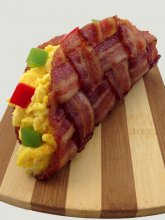 The Bacon Weave Breakfast Taco