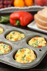 Breakfast Egg Cups Recipe These Breakfast Egg Cups are the perfect breakfast on-the-go. Make them ahead of time, refrigerate or freeze them, and then heat them in the microwave when you are ready to eat!