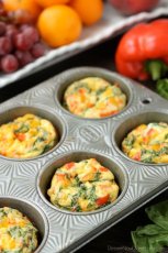 Breakfast Egg Cups Recipe These Breakfast Egg Cups are the perfect breakfast on-the-go. Make them ahead of time, refrigerate or freeze them, and then heat them in the microwave when you are ready to eat!