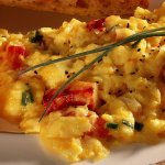 Crab scrambled recipe breakfast Crab scrambled recipe breakfast