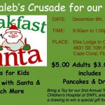 Get well Gabby Breakfast with Santa