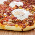 Thin crust breakfast Pizza recipe
