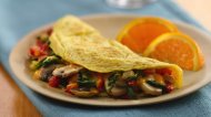 veggie stuffed omelet